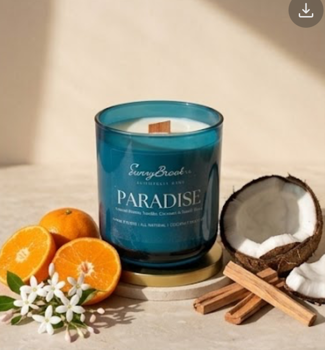 Paradise Wood Wick Candle