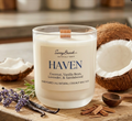 Haven Wood Wick Candle: