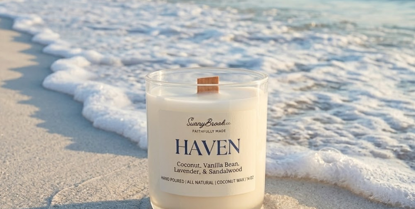 Haven Wood Wick Candle: