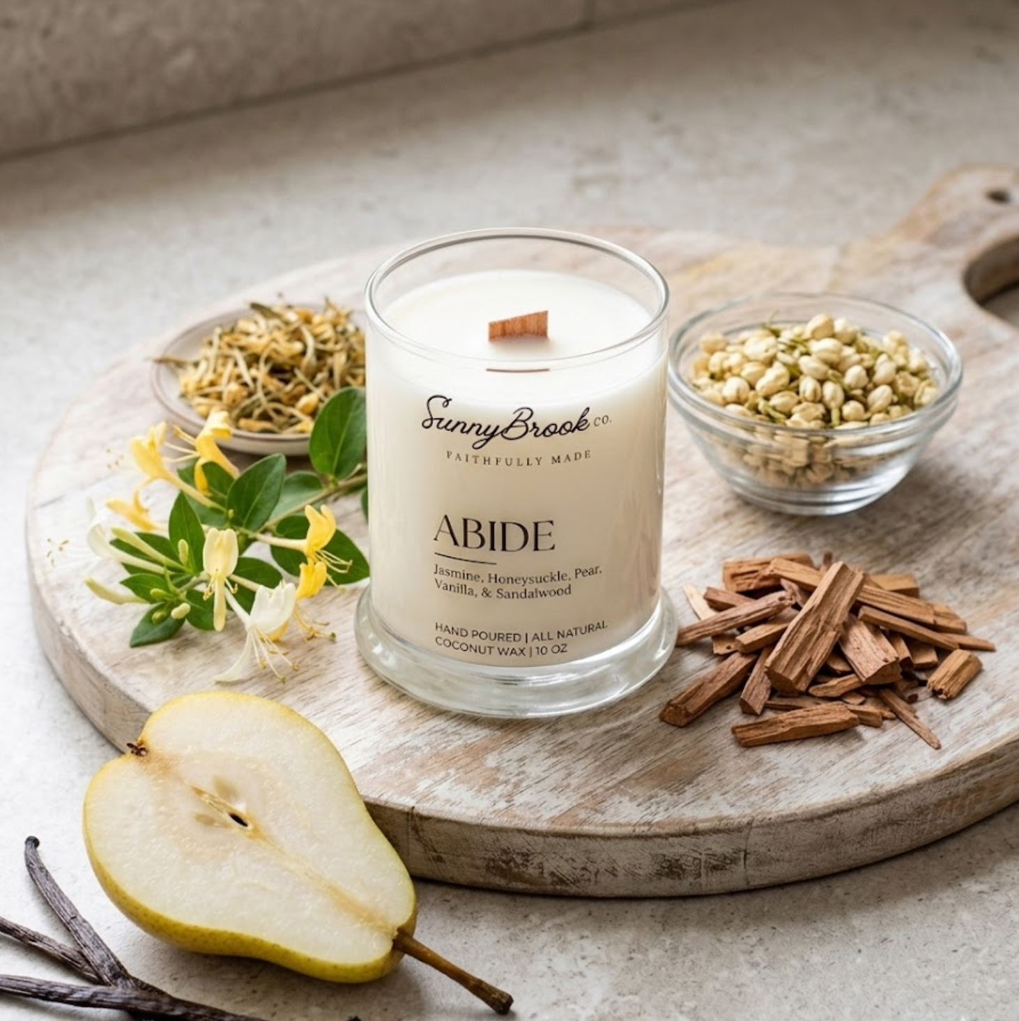 Abide Wood Wick Candle
