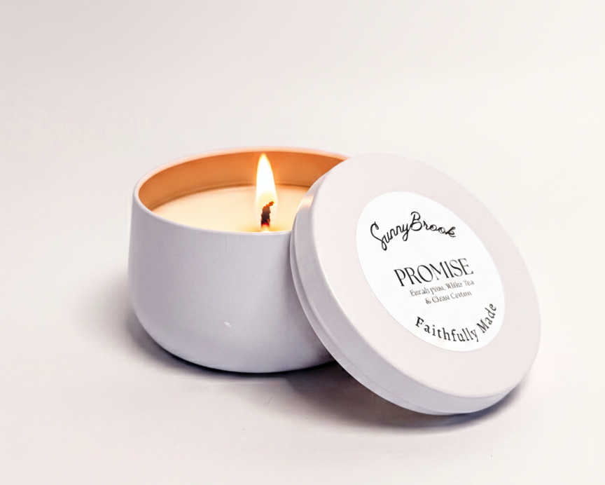 SunnyBrook Promise Wood Wick Candle 8 oz